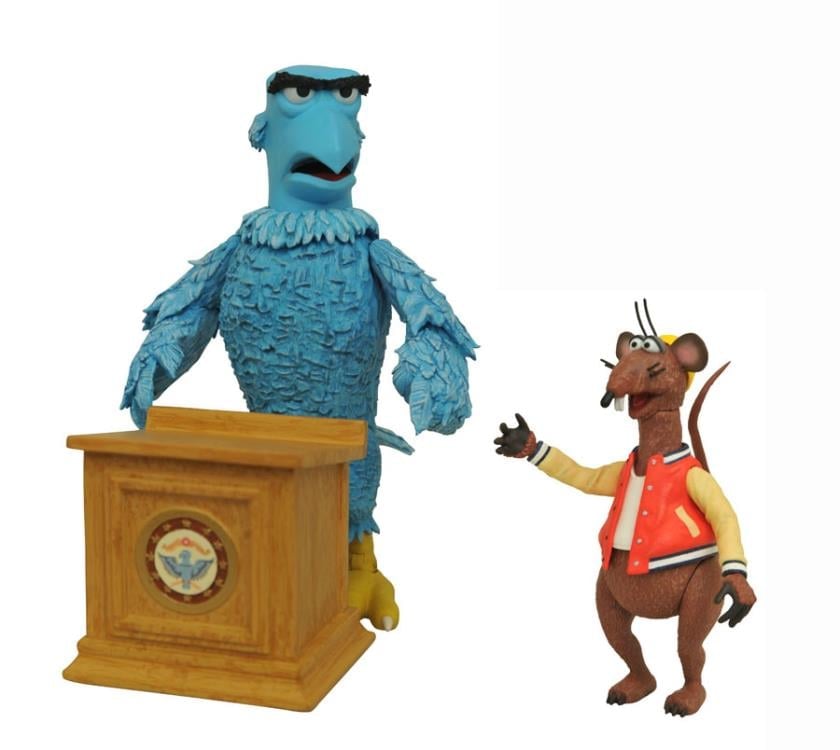 Diamond Select Toys The Muppets Select Sam the Eagle & Rizzo the Rat Figure Set - View 3