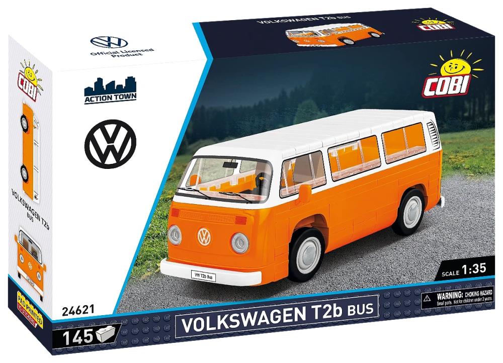 COBI Volkswagen T2B Bus 1/35 Scale Building Block Set 5.5-Inch - View 4