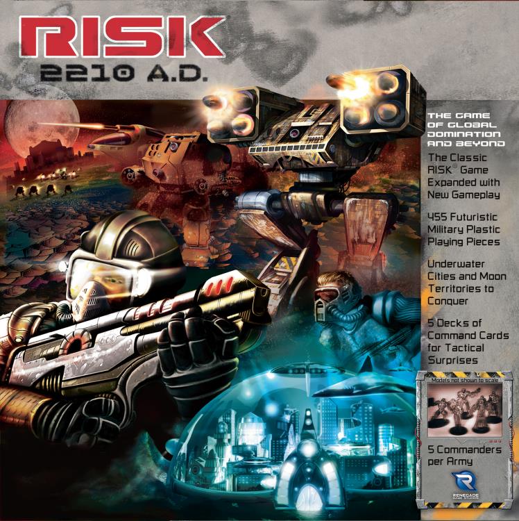 Renegade Game Studios Risk 2210 A.D. Strategy Board Game - View 3