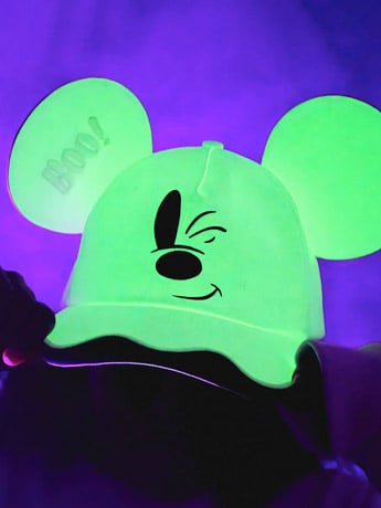 Cakeworthy Disney Mickey Mouse Ghost Ear Glow-in-the-Dark Hat