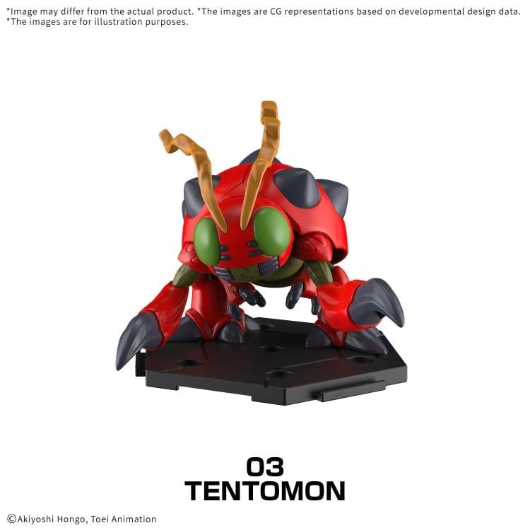 Bandai Digimon Gathering Part 1 Random Model Kit with Agumon and Tailmon - View 6