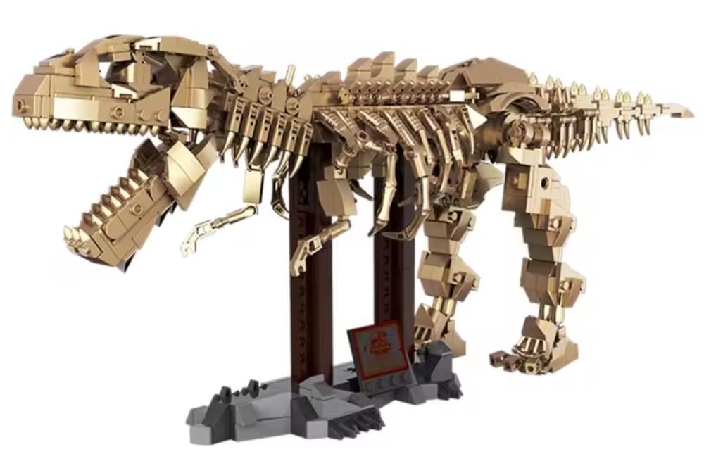 Souzosha Dinosaur Ornament Tyrannosaurus Skeleton Building Block Set - View 3