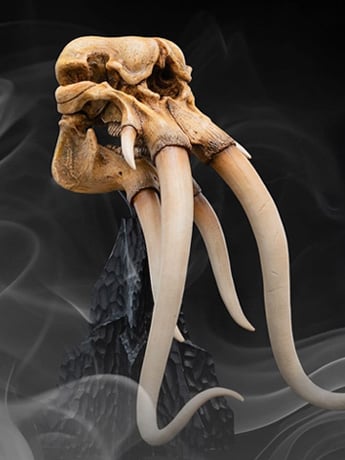 Weta Workshop The Lord of the Rings Skull of a Mumak Miniature Skull Replica (5.8-Inch)