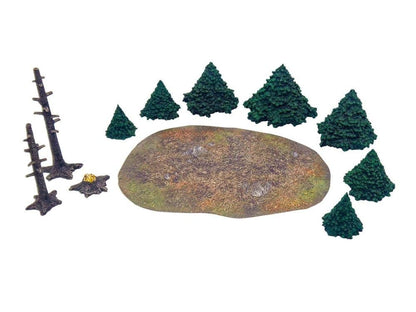 Monster Fight Club Monster Scenery Evergreen Pine Forest Tabletop Scenery Set - View 4