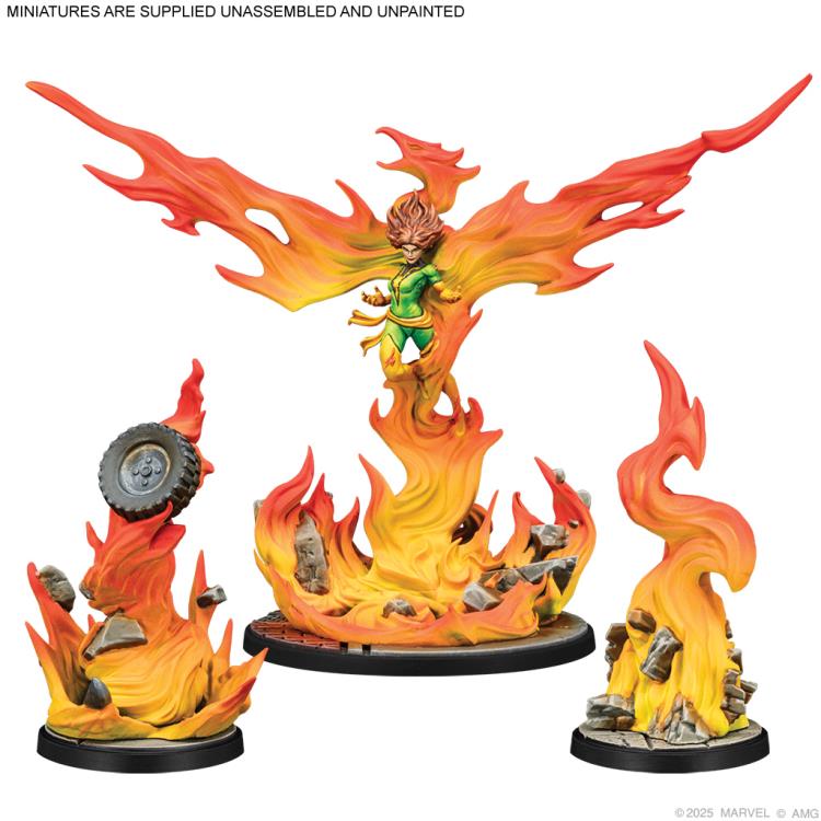 Atomic Mass Games Marvel Crisis Protocol Phoenix & Phoenix Unleashed Miniatures Pack - View 5