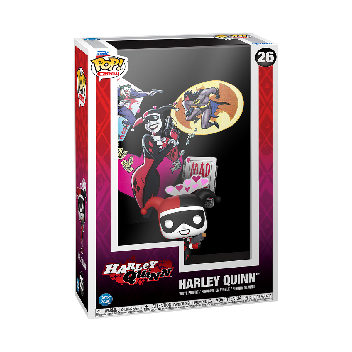 Funko Pop! Comic Covers DC Comics #26 Harley Quinn Vinyl Figure - View 3