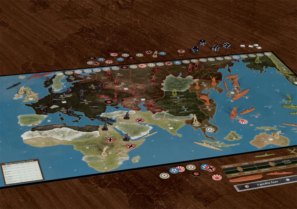 Renegade Game Studios Axis & Allies: 1941 Strategy Board Game - View 4