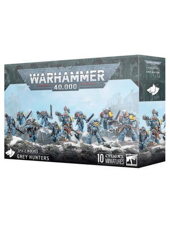 Games Workshop Warhammer 40,000 Space Wolves Grey Hunters Citadel Plastic Miniatures Set