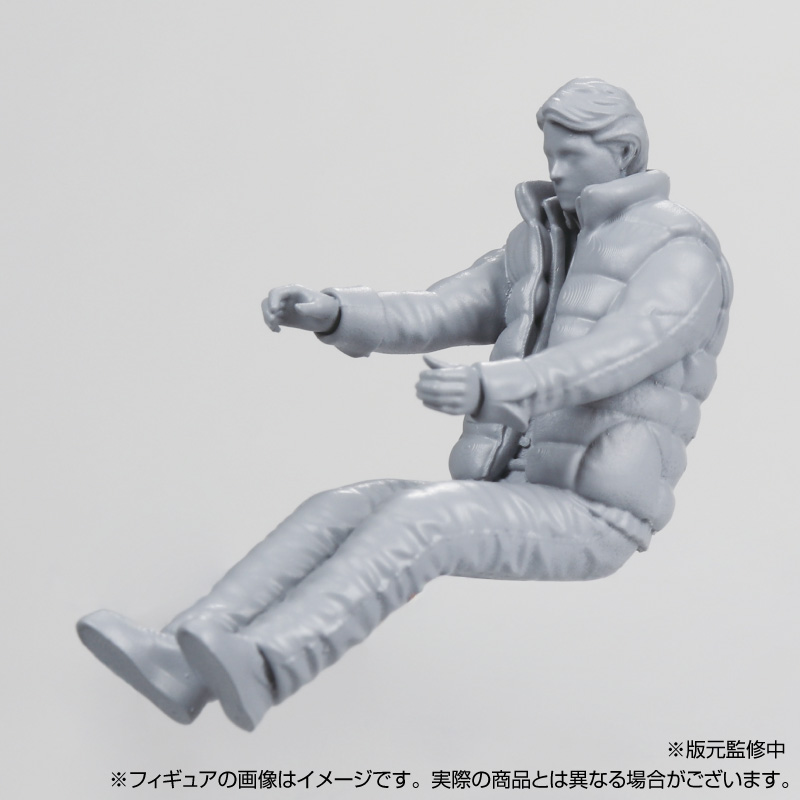 Aoshima Back to the Future Movie Mecha No.BT-05 Time Machine with Figure 1/24 Scale Plastic Model Kit - View 13