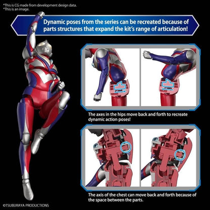 Bandai Figure-rise Standard Ultraman Tiga (Multi Type) Plastic Model Kit - View 14
