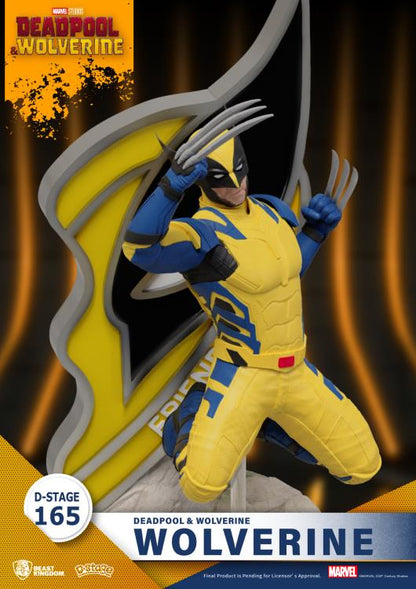 Beast Kingdom Marvel Deadpool & Wolverine D-Stage DS-165 Wolverine 6-Inch Figure - View 6