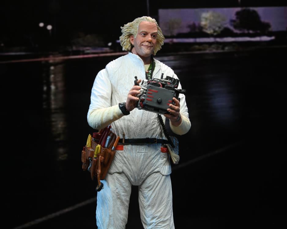 NECA Back to the Future Ultimate Doc Brown (Hazmat Suit) Action Figure - View 8