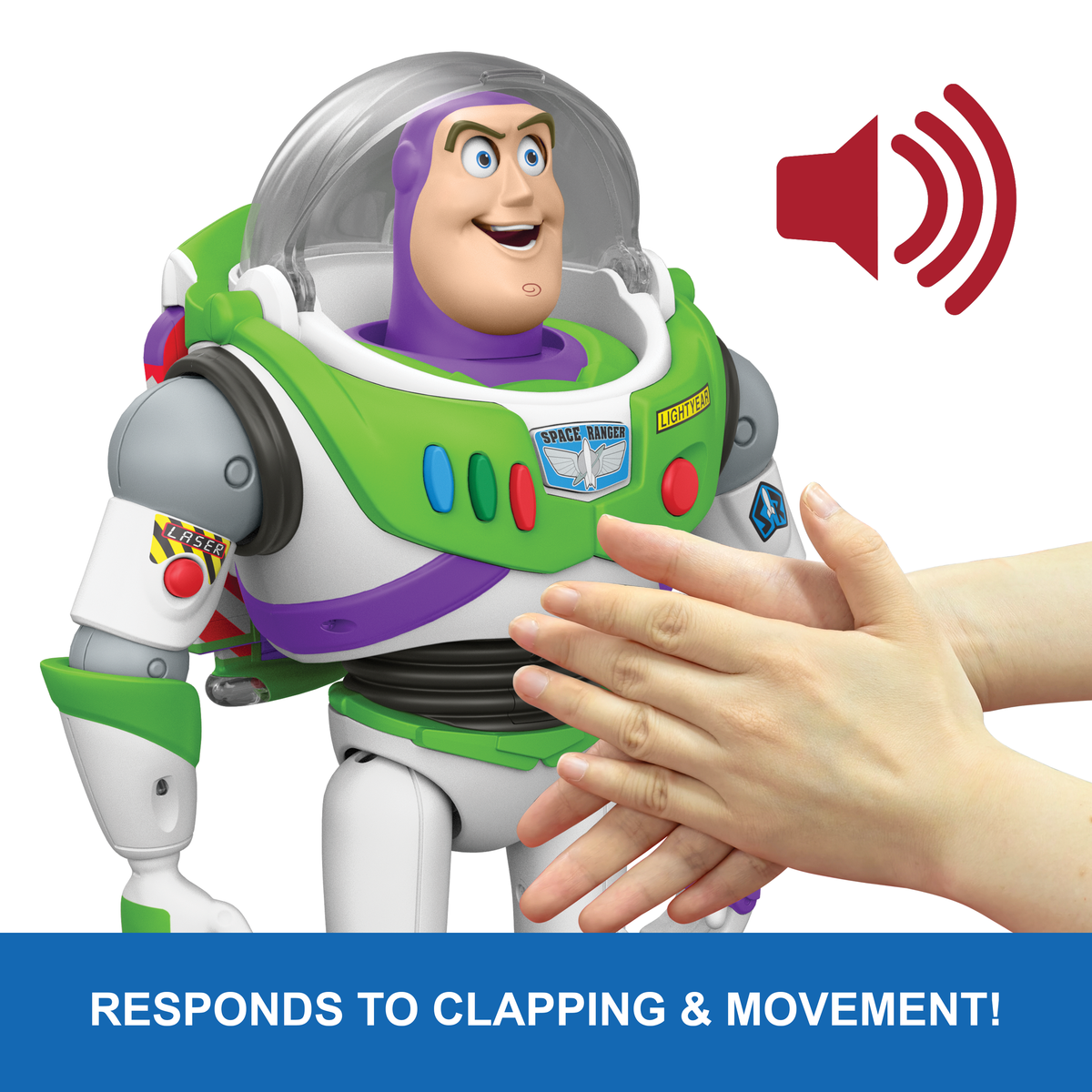 Mattel Toy Story Ultimate Action Buzz Lightyear 12-Inch Plastic Action Figure - View 19