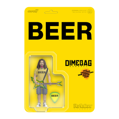 Super7 Dimebag Darrell ReAction Dimebag Darrell Beer Shirt Action Figure - View 5