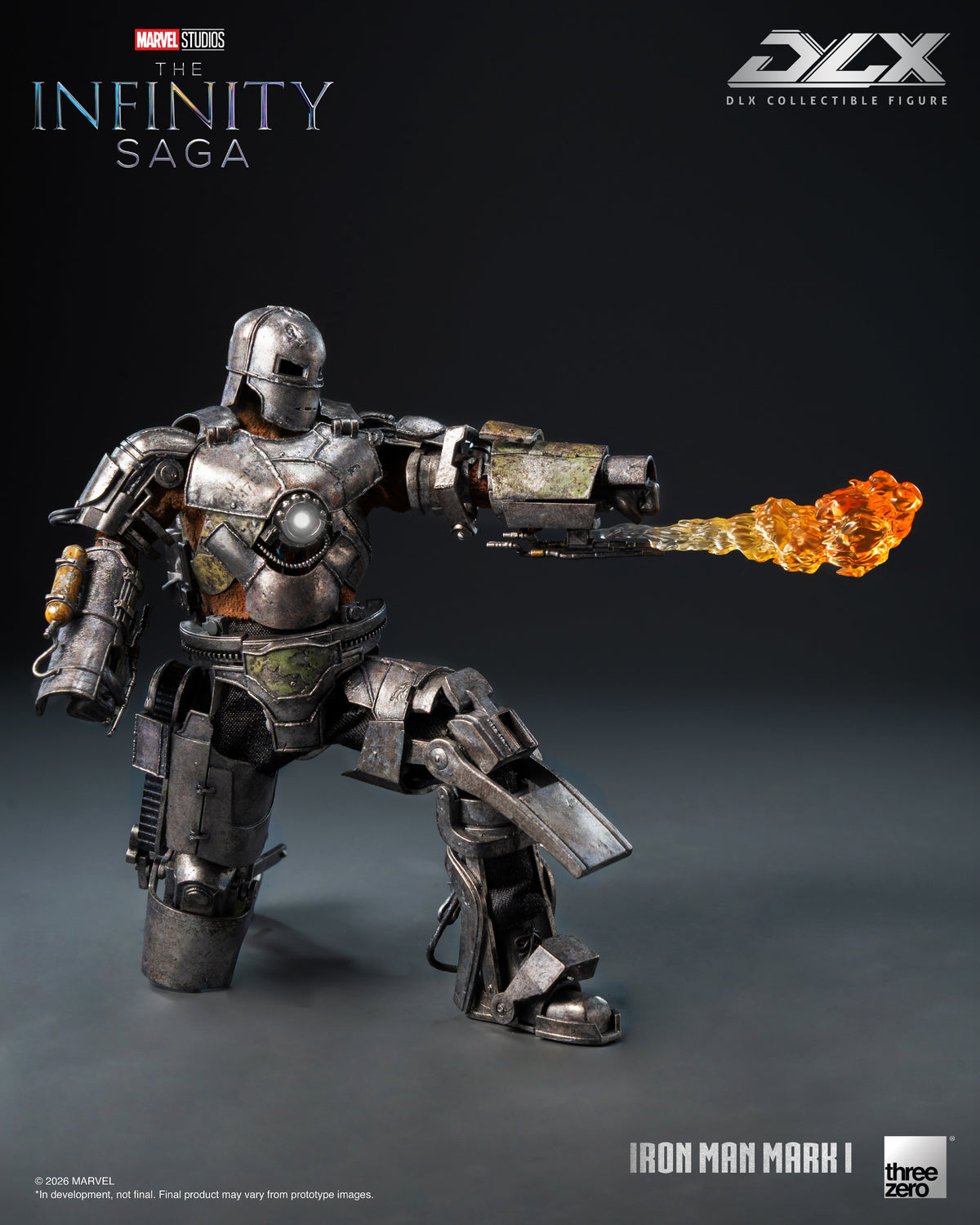 threezero Marvel Infinity Saga DLX Iron Man Mark 1 1/12 Scale 7-Inch Action Figure - View 15