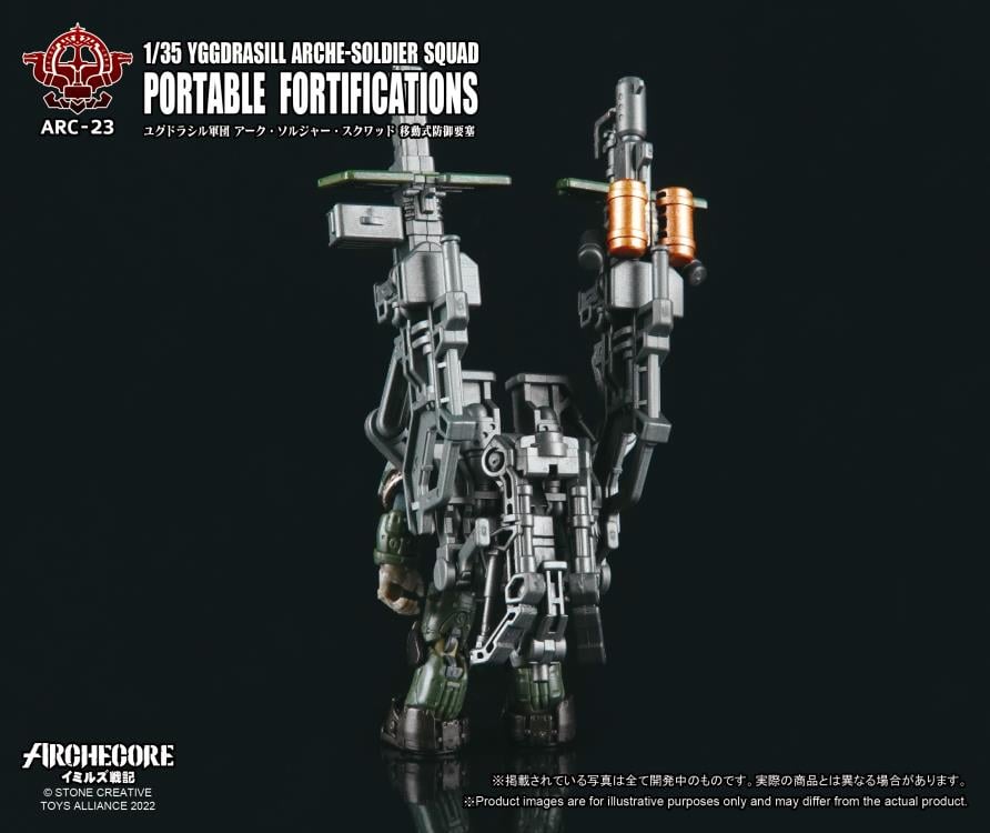Toys Alliance Archecore ARC-23 Yggdrasill Arche-Soldier Squad Portable Fortifications Set - View 8