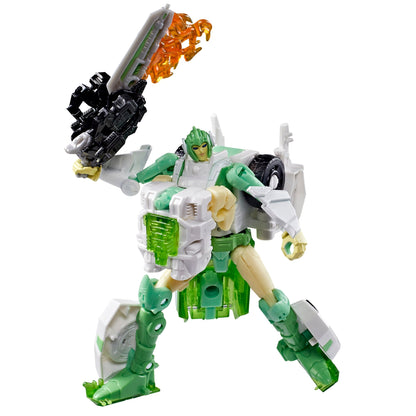 Hasbro Transformers War for Cybertron: Siege Deluxe Class Autobot Greenlight with Dazzlestrike Action Figure Set - View 3