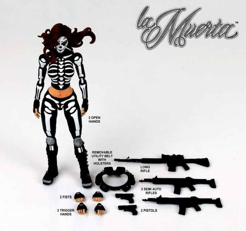 LooseCollector La Muerta 1/12 Scale 6-Inch Action Figure - View 9