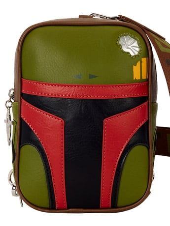 Loungefly Star Wars Boba Fett 8.5-Inch Sling Crossbody Bag