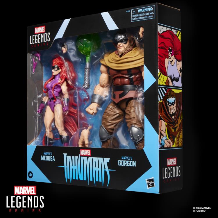 Hasbro Marvel Legends Inhumans Medusa and Gorgon Action Figure Two-Pack - View 17