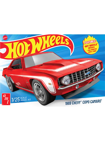AMT Hot Wheels 1969 Chevy COPO Camaro 1/25 Scale Plastic Model Kit
