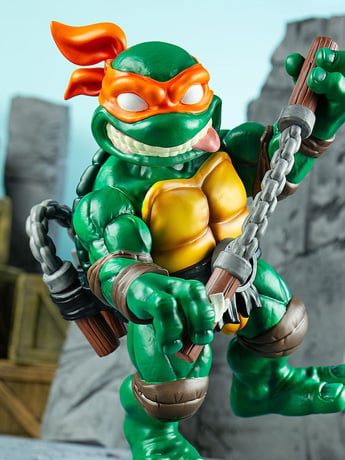 Mondo Teenage Mutant Ninja Turtles Michelangelo 8-Inch Soft Vinyl Action Figure