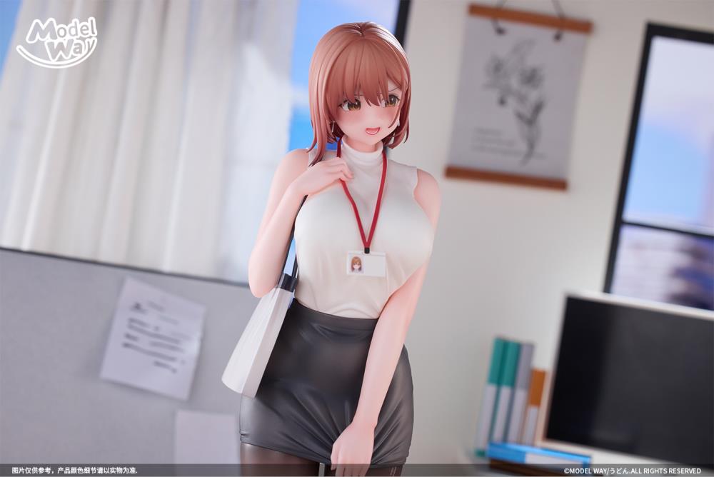 ModelWay Udon Illustration OL-chan 1/6 Scale Figure 11-Inch - View 10