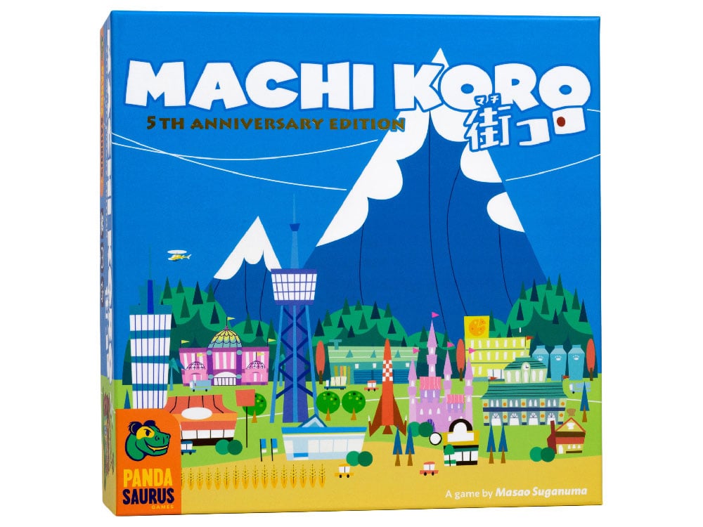 Pandasaurus Games Machi Koro 5th Anniversary Edition Board Game - View 2