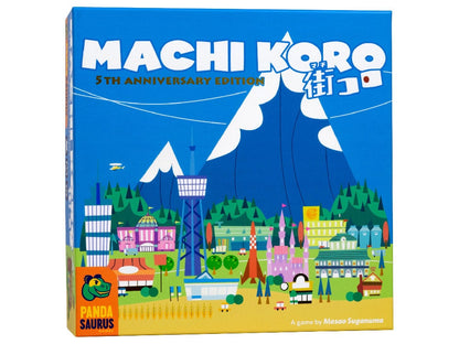Pandasaurus Games Machi Koro 5th Anniversary Edition Board Game - View 2