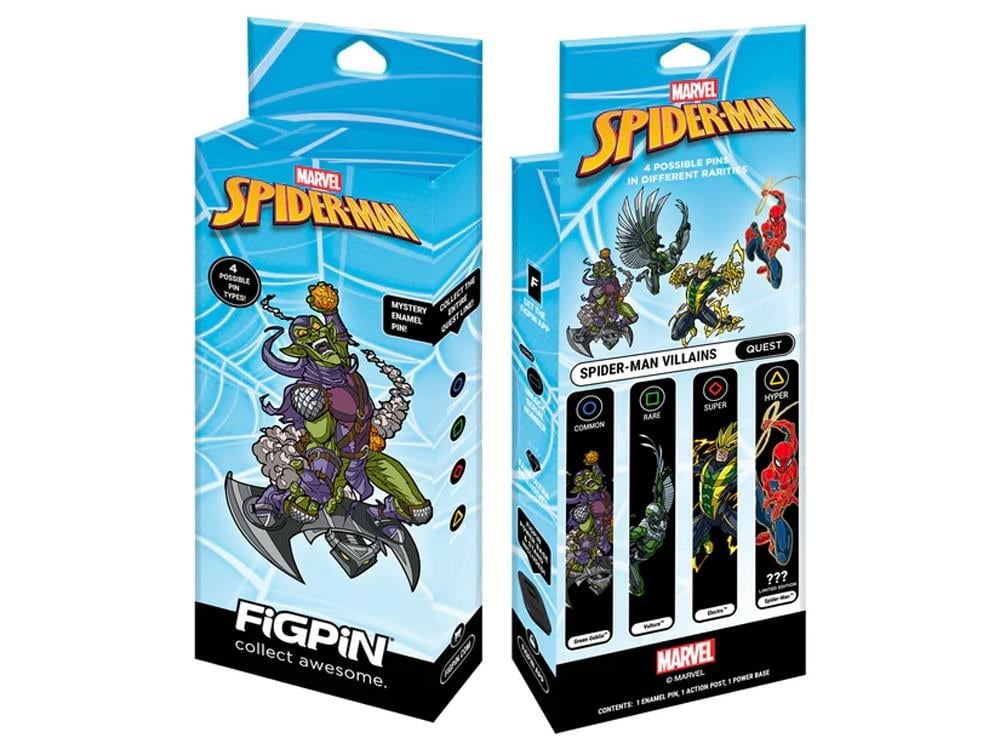 FiGPiN Marvel FiGPiN Quest Spider-Man Villains Random Pin, 3-Inch Hard Enamel - View 2