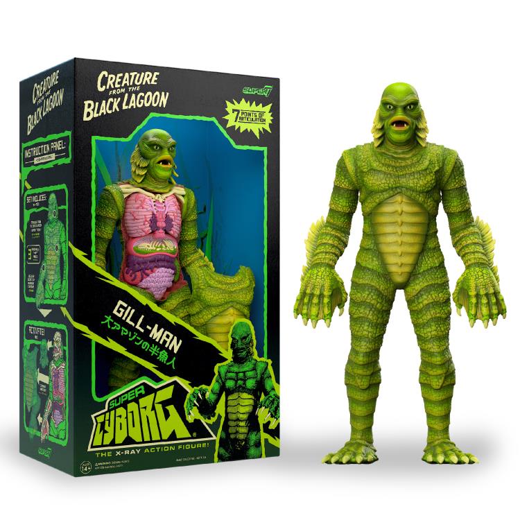 Super7 Universal Monsters Super Cyborg Creature from the Black Lagoon (Full Color) 11-Inch Figure - View 10