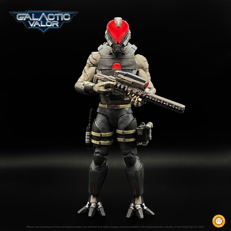 Fox Forge Toys Galactic Valor Shadow Stalker 1/12 Scale Action Figure - View 3