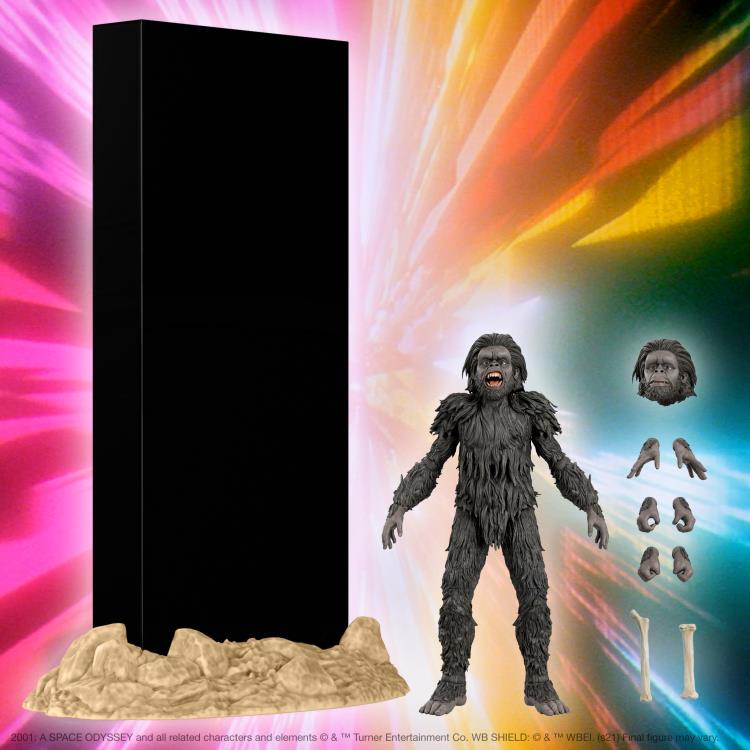 Super7 2001: A Space Odyssey ULTIMATES! Moon Watcher Plastic Action Figure - View 6