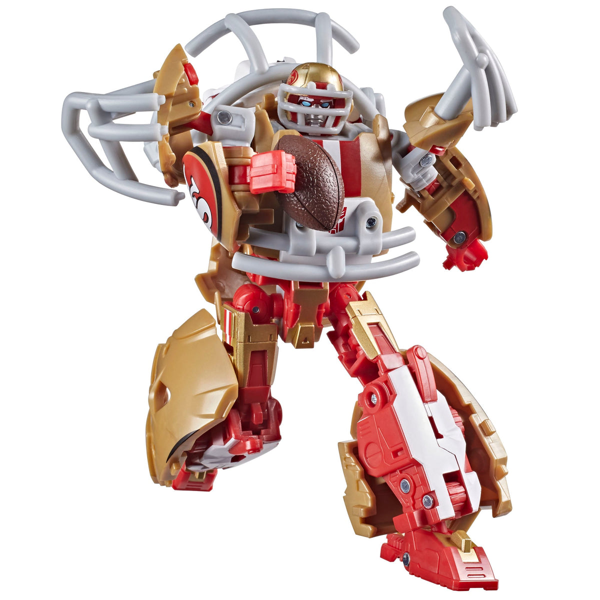 Hasbro Transformers Collaborative NFL x Transformers San Francisco 49ers Goldrush 5.5-Inch Action Figure - View 3