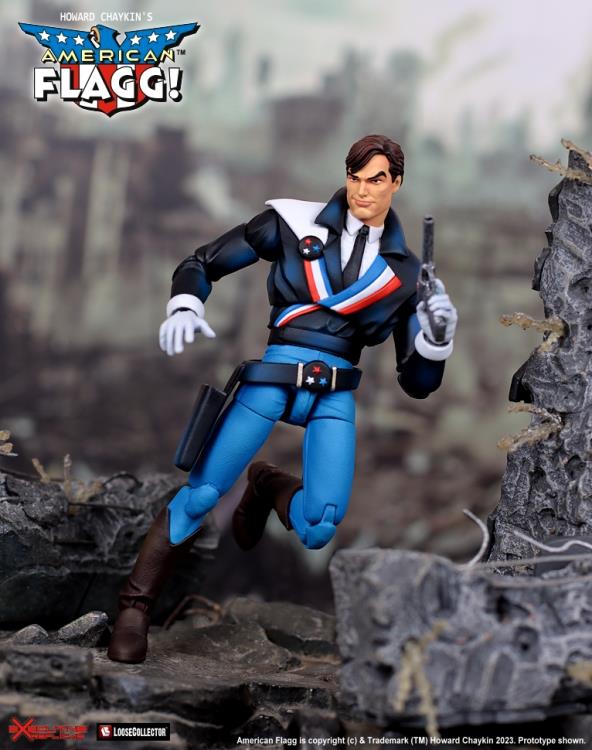 Executive Replicas American Flagg 1/12 Scale 6-Inch Plastic Action Figure - View 5