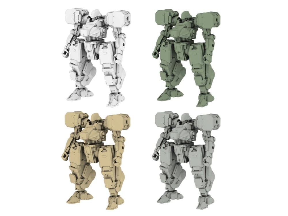 threezero Kikou Sensen Capsule-Dou Wave 1 Paracrax Box of 6 Model Kits (2.4-Inch) - View 2