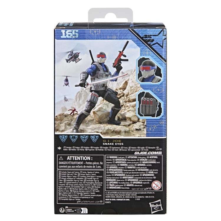 Hasbro G.I. Joe Classified Series #165 Snake Eyes Action Figure - View 10
