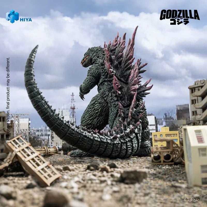 Hiya Toys Godzilla vs. Megaguirus (2000) Exquisite Basic Series Godzilla 7-Inch Action Figure - View 6