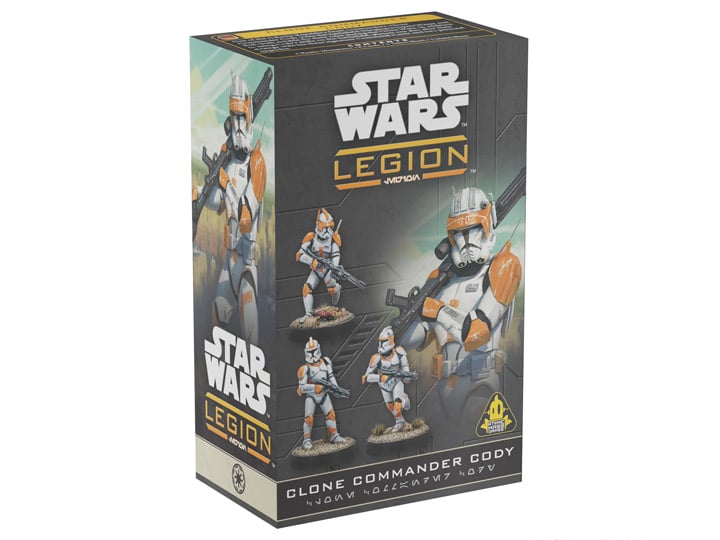 Atomic Mass Games Star Wars: Legion Clone Commander Cody Character Expansion with Waxer and Boil - View 2