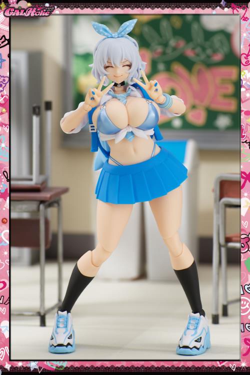 Amakuni GALHolic Mio 1/10 Scale Model Kit 6.7-Inch - View 5