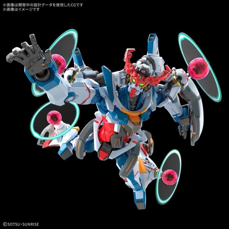 Bandai Mobile Suit Gundam GQuuuuuuX HGGQ GQuuuuuuX Endymion Unit Awakened 1/144 Scale Model Kit - View 5