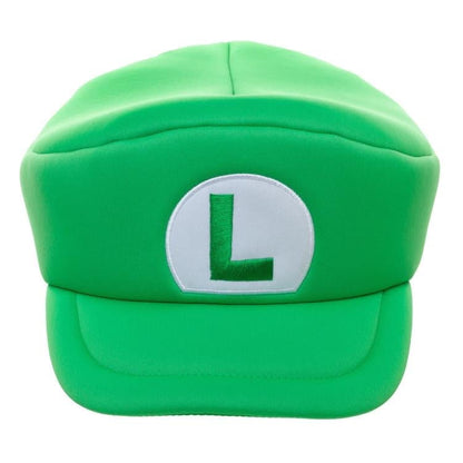 Bioworld Super Mario Embroidered Luigi Cosplay Hat in Polyester - View 3
