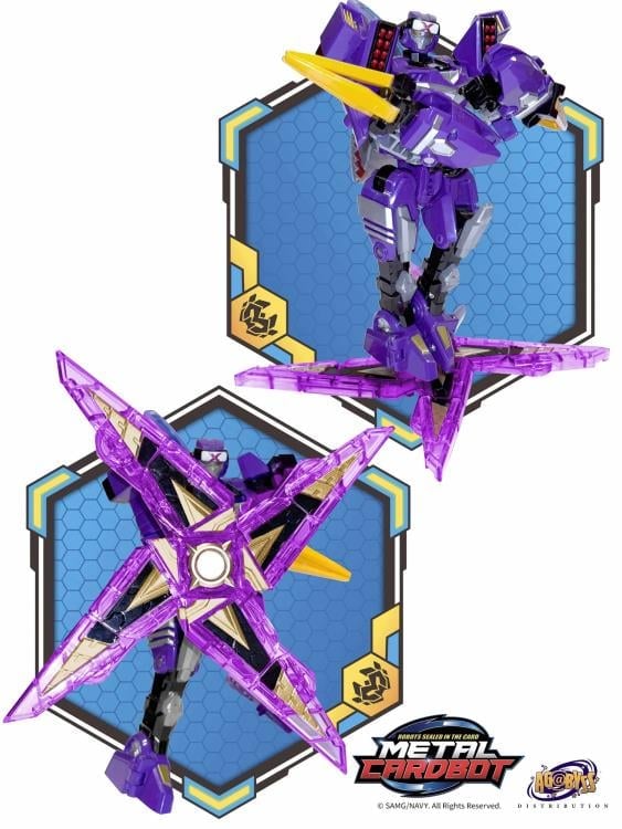 SAMG Metal Cardbot Stealth Class Shadow X 6-Inch Action Figure - View 5