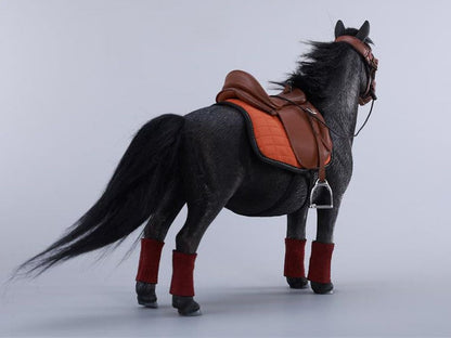 JxK.Studio Little Shetland Pony with Bangs Solid Black Ver. Resin Figure (7.4-Inch) - View 7