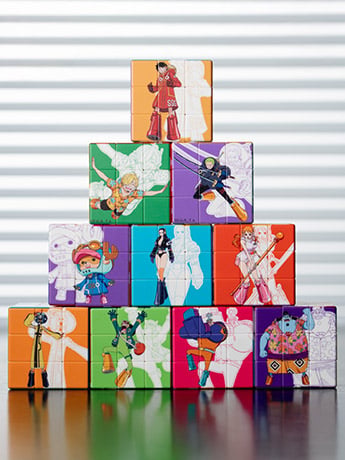 Happy Life One Piece Puzzle Cube Blind Box of 10 Random Cubes