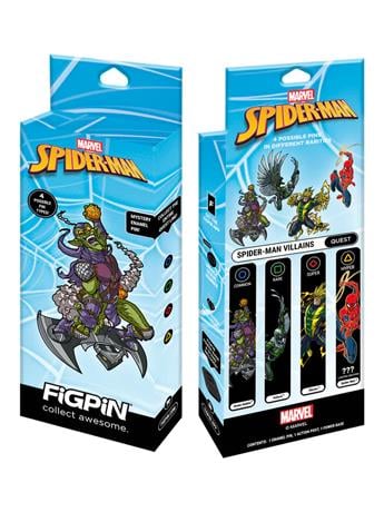 FiGPiN Marvel FiGPiN Quest Spider-Man Villains Random Pin, 3-Inch Hard Enamel
