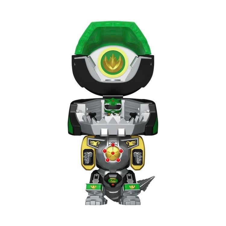 Funko Bitty Pop! Mighty Morphin Power Rangers Bitty Bot Dragonzord with Green Ranger 2-Inch Figure Set - View 4