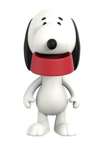 Super7 Peanuts ReAction Snoopy (Suppertime) Action Figure