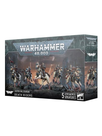 Games Workshop Warhammer 40,000 Astra Militarum Death Riders Citadel Plastic Miniatures Set