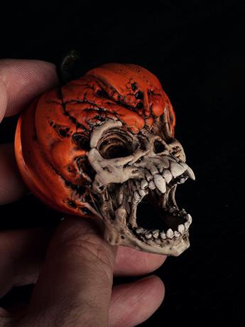AS Toys Halloween Skeleton Pumpkin Head 1/6 Scale PU Accessory (Ver B)